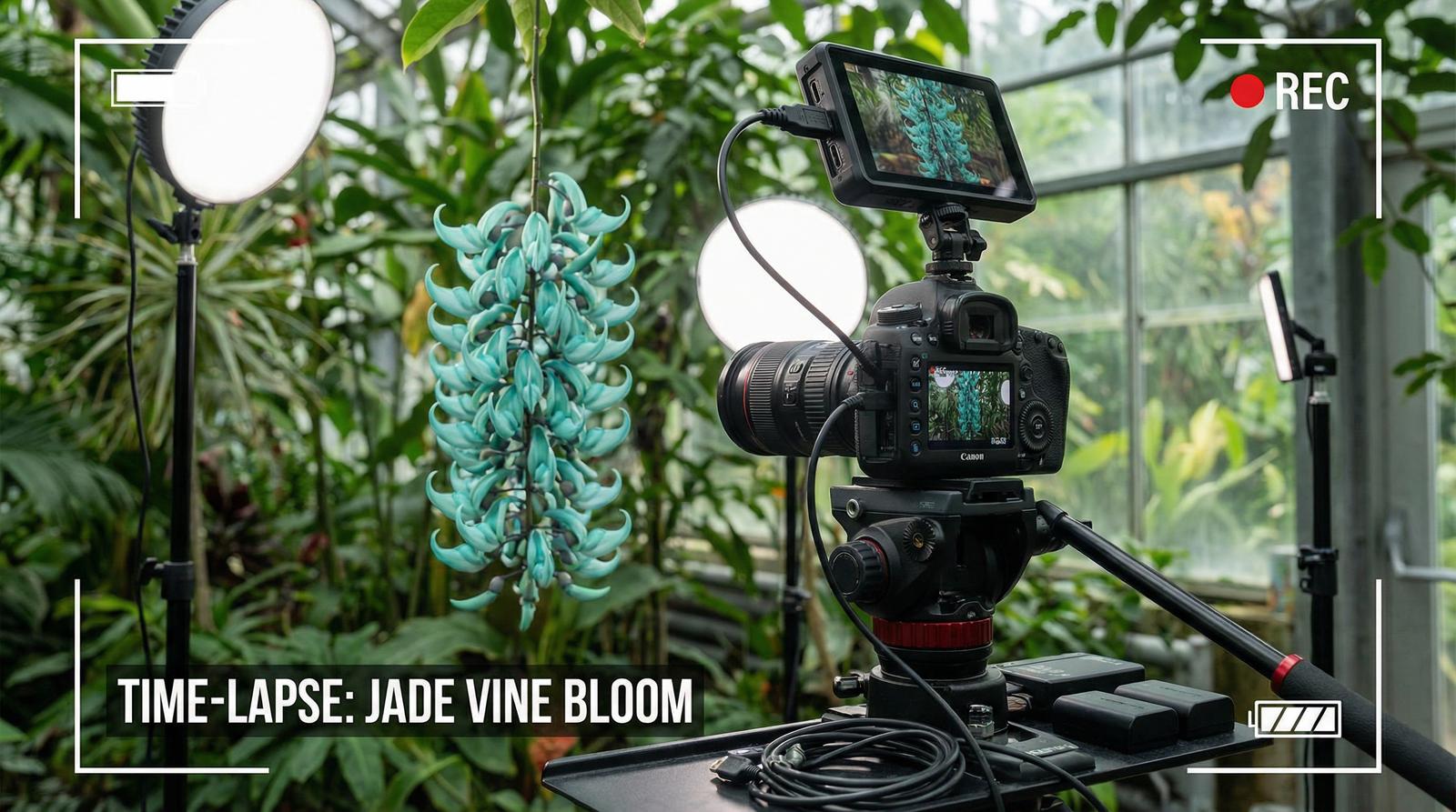 小蓝视频绿玉藤延时视频